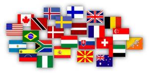 Flaggor Sverigestudien